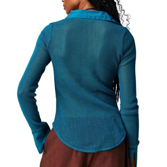 NWOT Free People Siggi Shirt - Picture 2 of 7